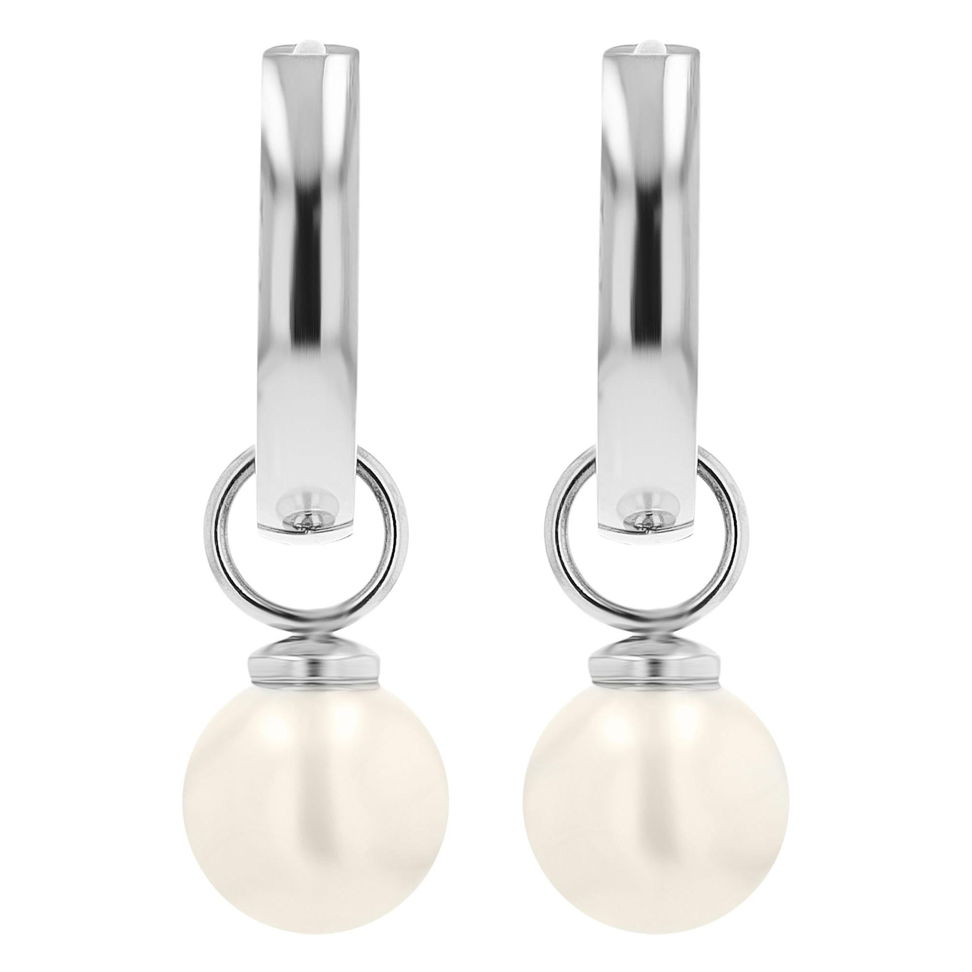 Akzent® Pendientes "Amapola" Prateados em Aço Inoxidável 0570