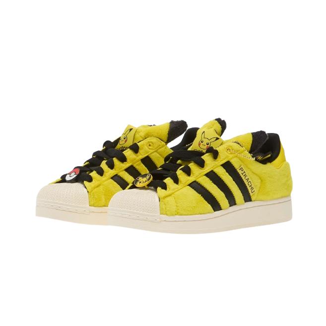 Adidas Superstar II x Pokemon Picachu Yellow, Core Black & Yellow