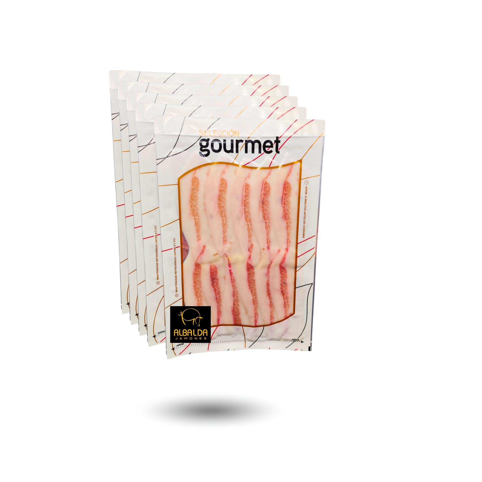 Pack sobres Papada ibérica salada 100gr ALBALDA JAMONES