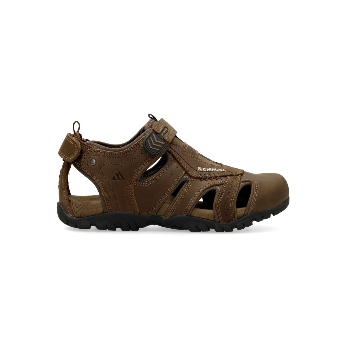 Chiruca - Sandalias urbanas Brunei para hombre de piel nobuck con entresuela EVA y suela de goma, ideales para clima caluroso y senderismo ligero