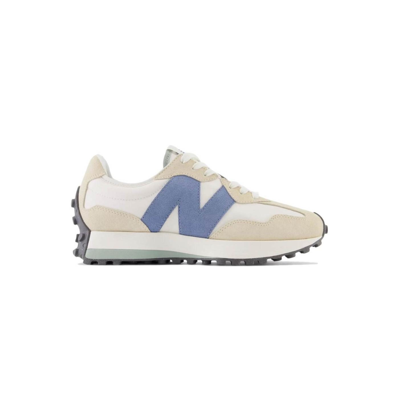 Zapatillas New Balance 327PV beige azul mujer