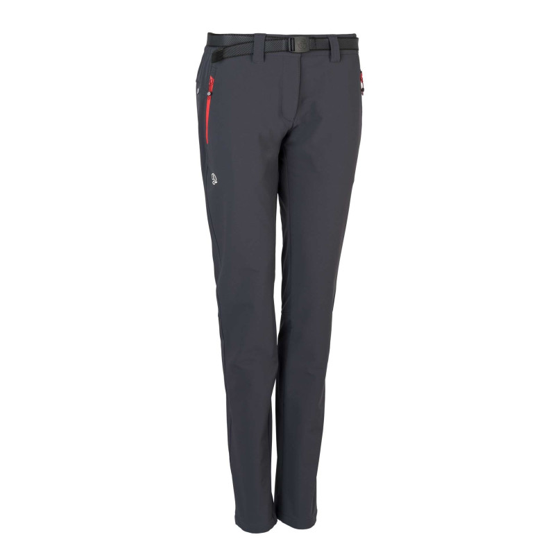 PANTALON L MONTE SRA ELASTICO ANTRACITA/FUCSIA Ternua
