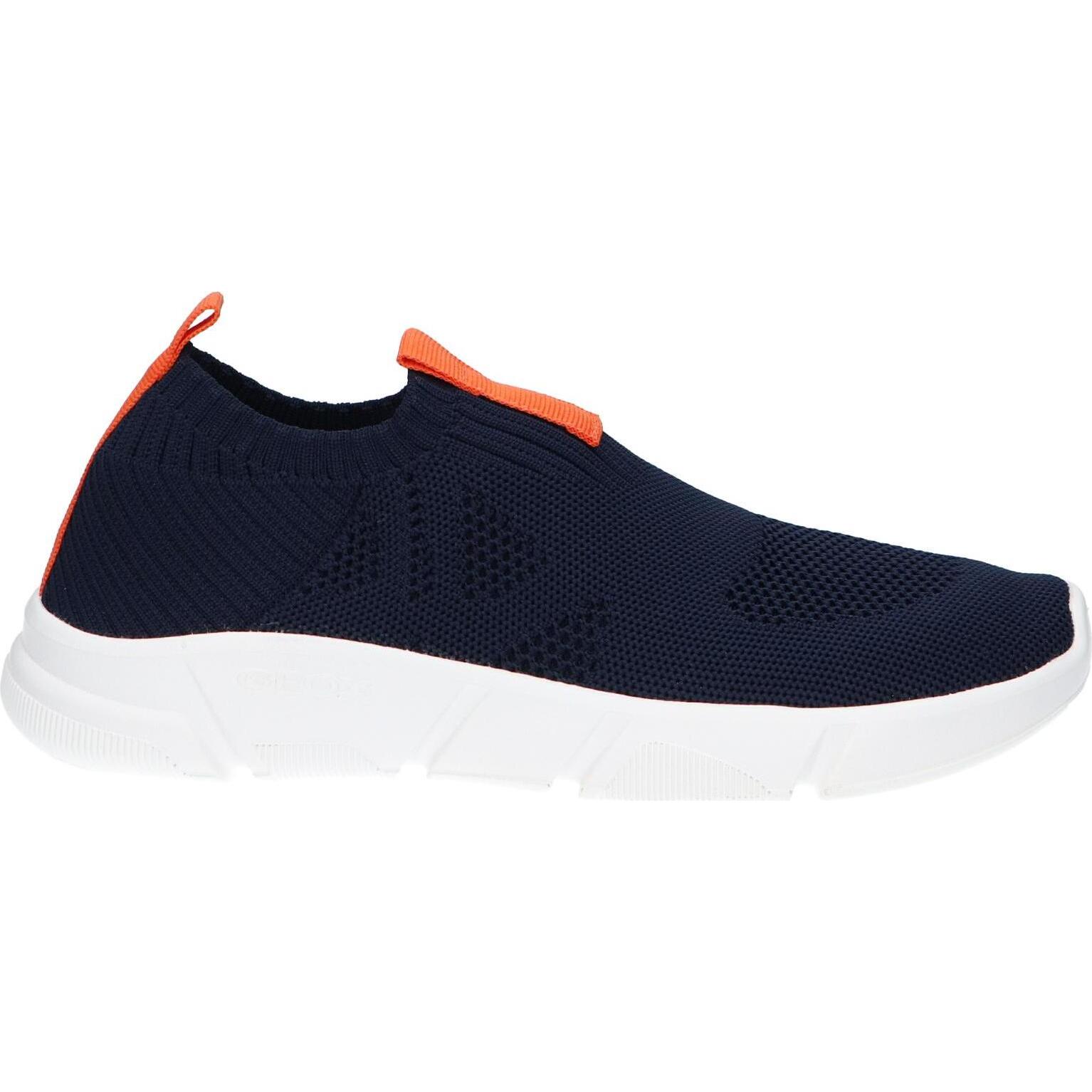 Women's and girls' geox sneakers j02dma 0006k j aril b a c0820 navy-orange