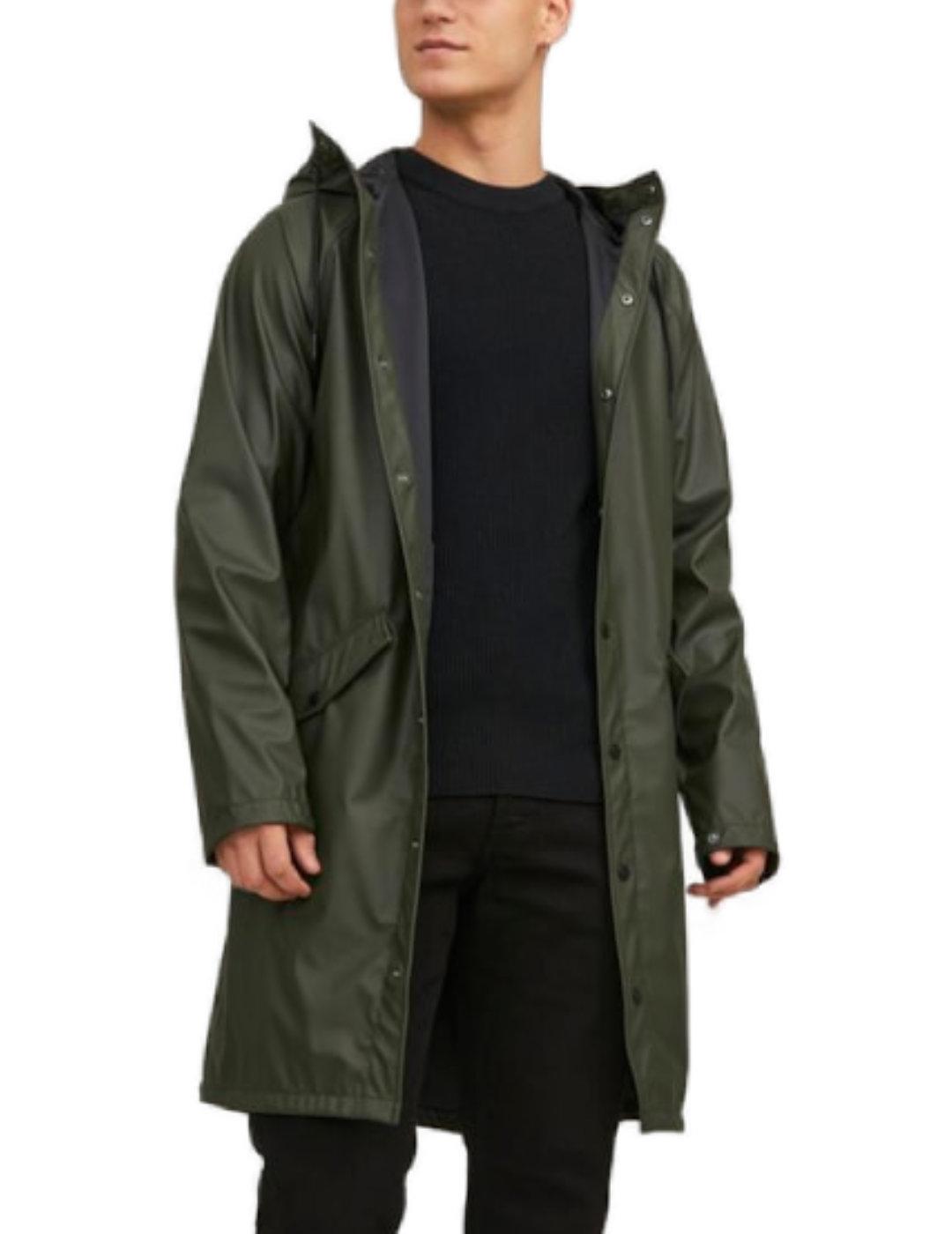 Jack & Jones Chubasquero Jack&Jones Urban Verde Oscuro para Hombre