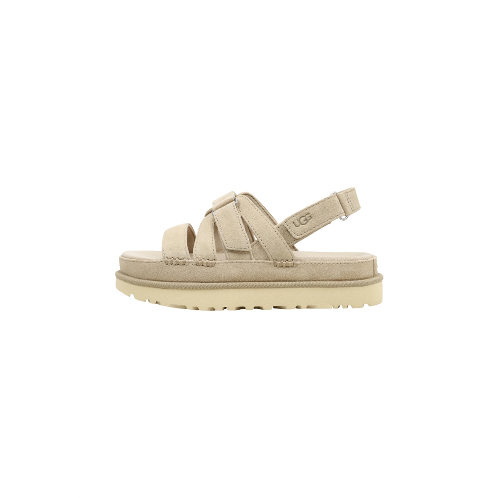 UGG Goldenstar Gleam Sandalias Con Plataforma Mujer Beige