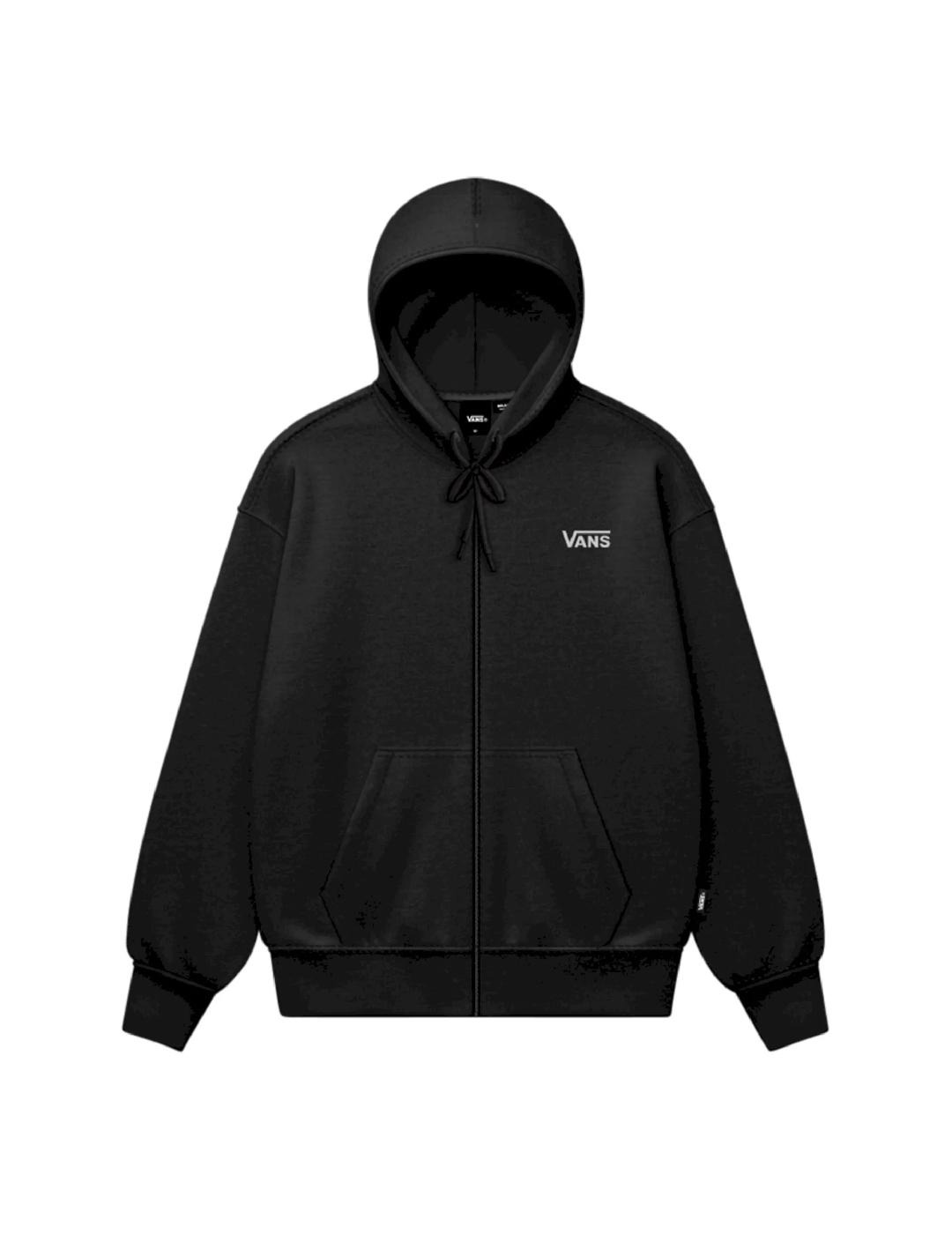 VANS HOODIE ZIP NEGRO LEFT CHEST