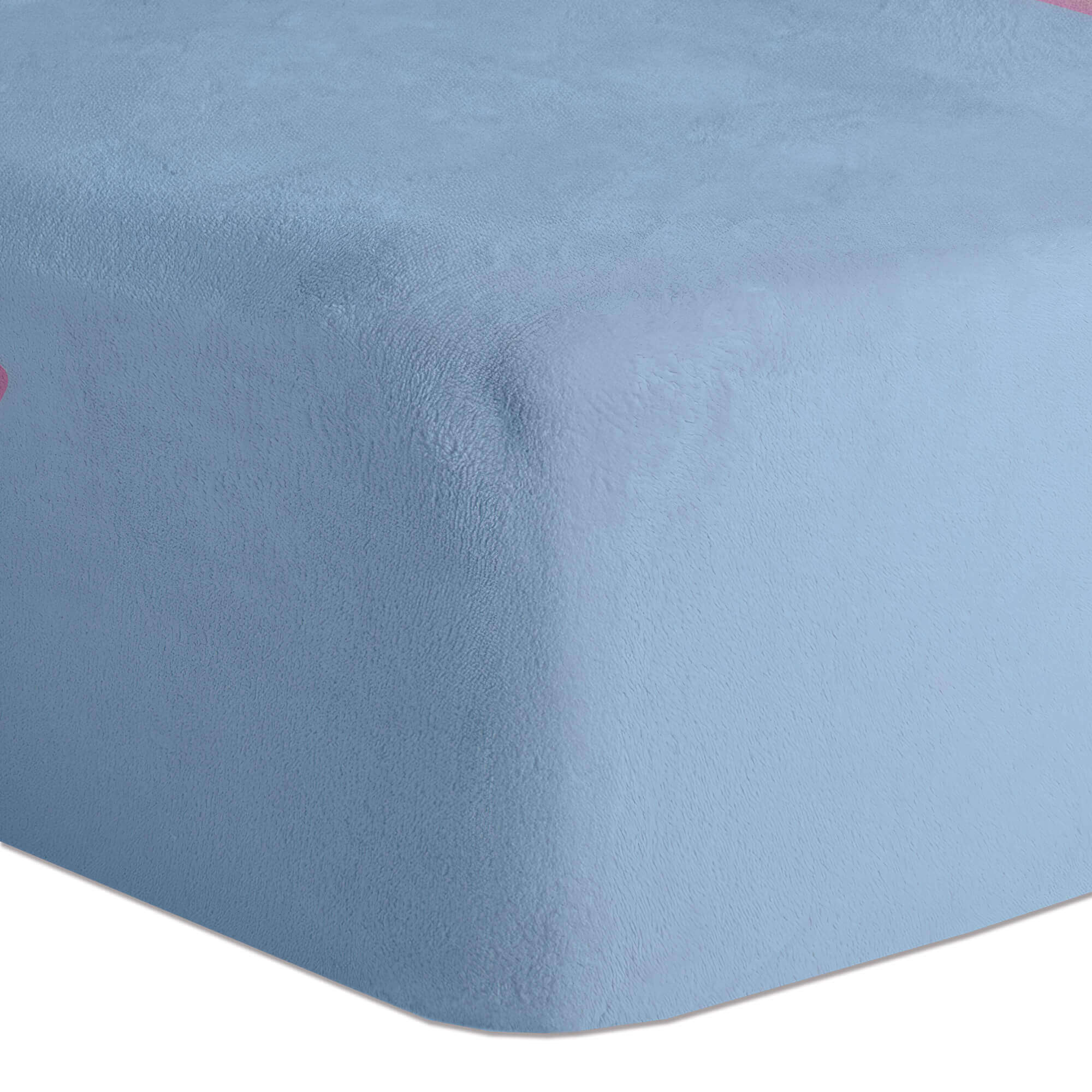 BAJERA CORALINA CELESTE INVIERNO BABYLINE HIPERSUAVE, HIPOALERGÉNICA Y TRANSPIRABLE. ESQUINAS ENGOMASDAS AJUSTABLES (DIFERENTES TAMAÑOS)