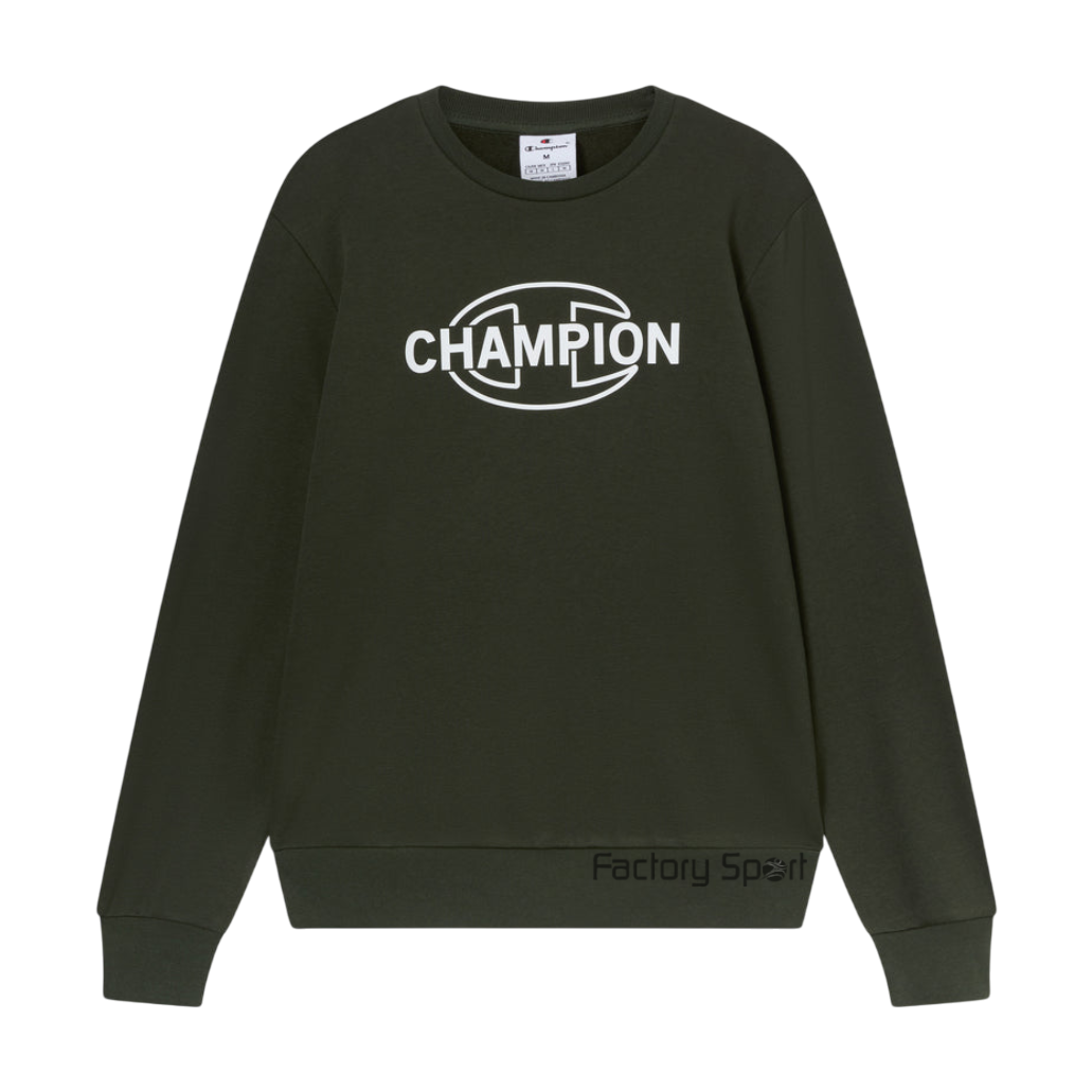 CHAMPION SUDADERA 221649 GORRO ALGODÓN VERDE BOTELLA PARA HOMBRE