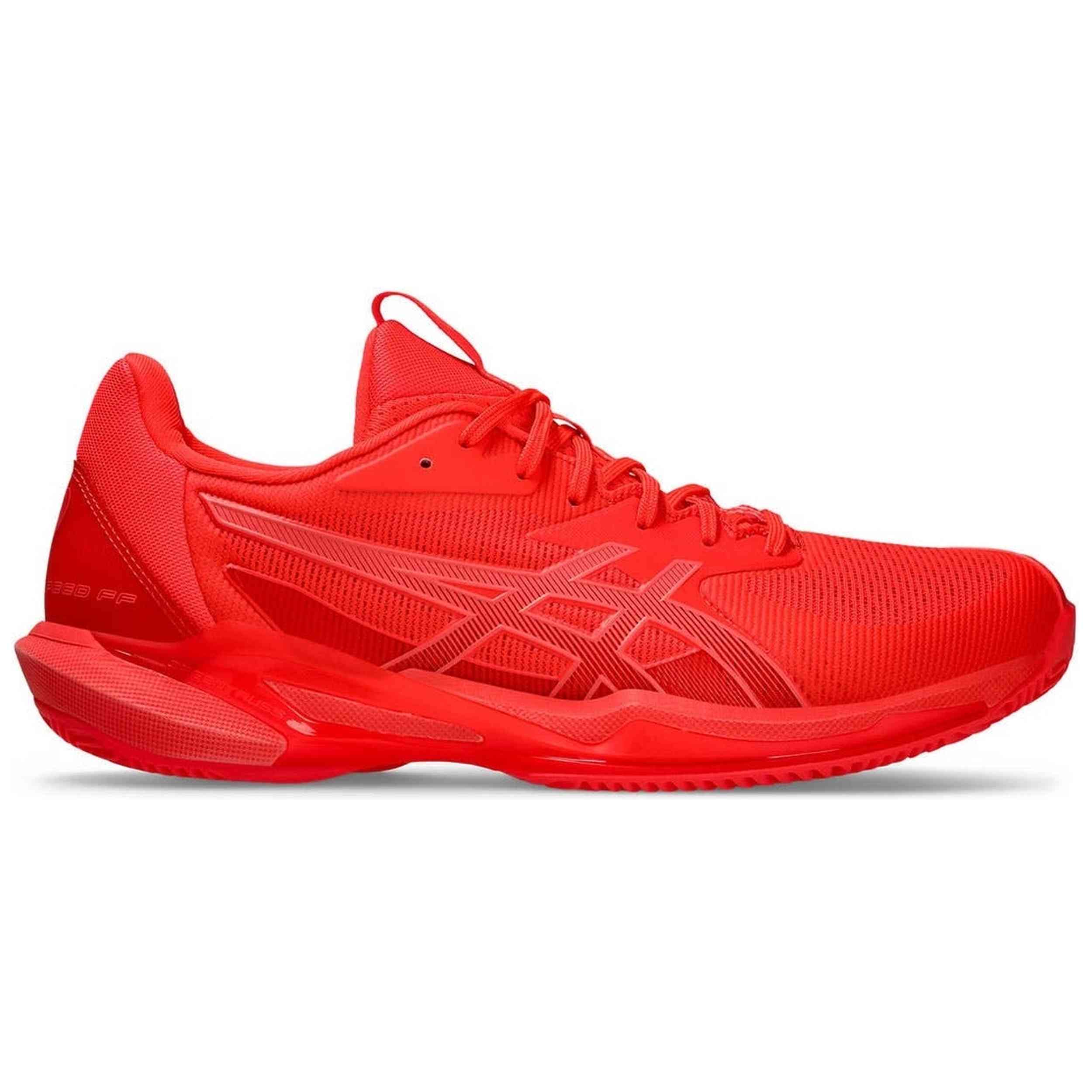 Zapatillas Solution Speed Ff 3 Clay Asics en color Rojo