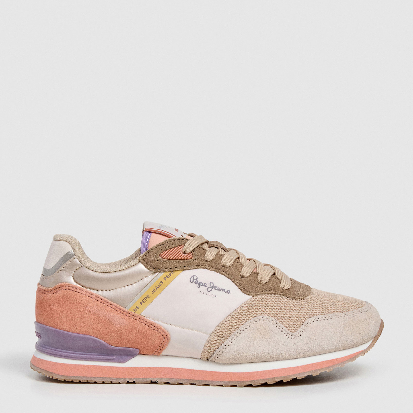 Pepe Jeans Zapatilla deportiva London Sand PLS400025-912 , para Mujer