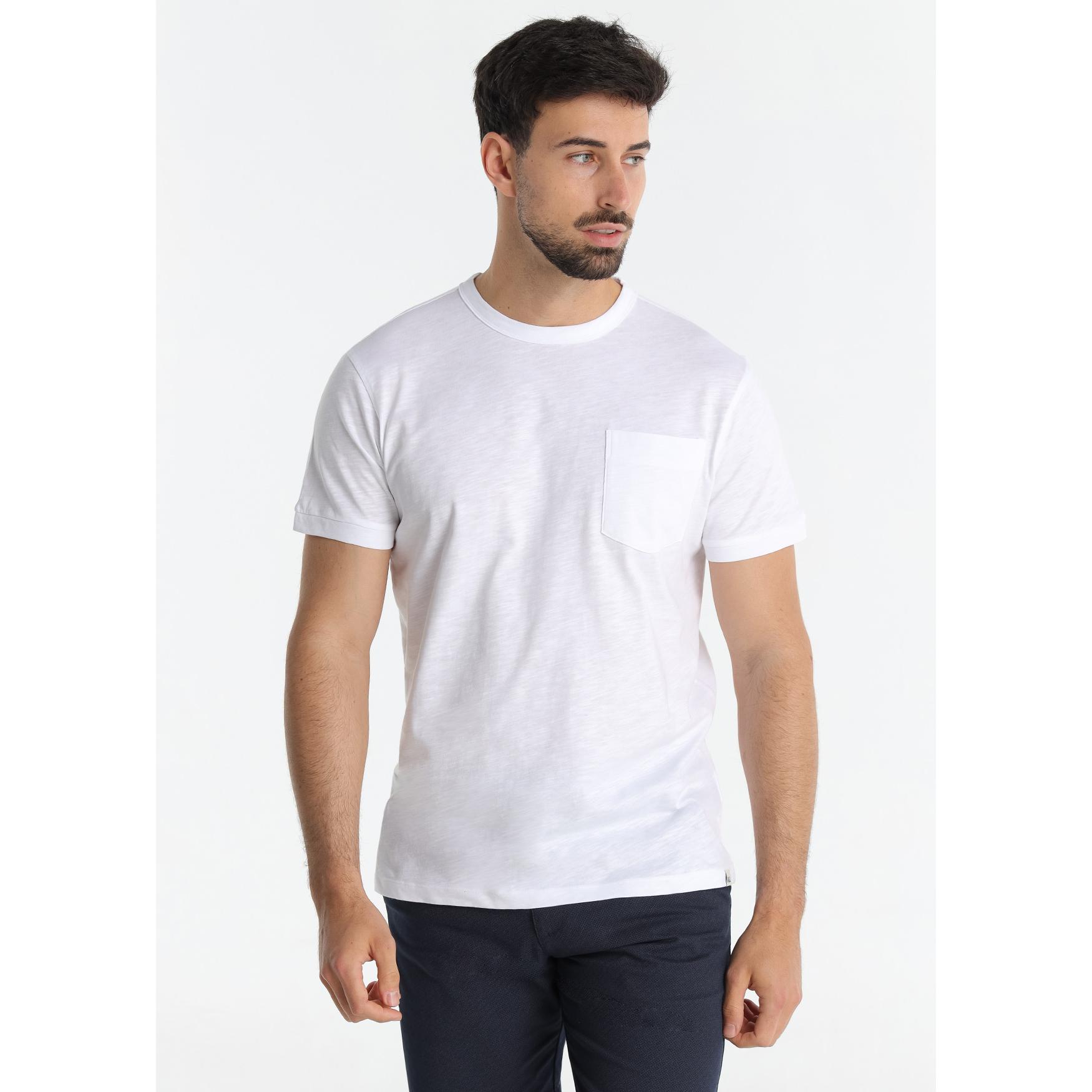 Victorio & Lucchino - Camiseta Básica Bolsillo White