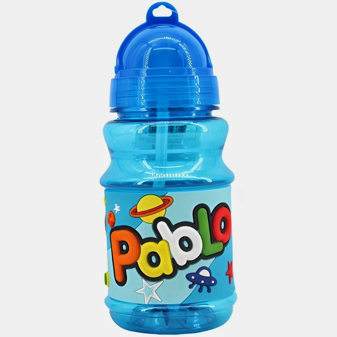 Panda Home Botella de Agua Con Nombre para Niños, 350 ml, Antifugas y sin BPA – Ideal para Colegio, Deporte o Viajes – Regalo Perfecto para Cumpleaños, Reyes (5-10 Años)