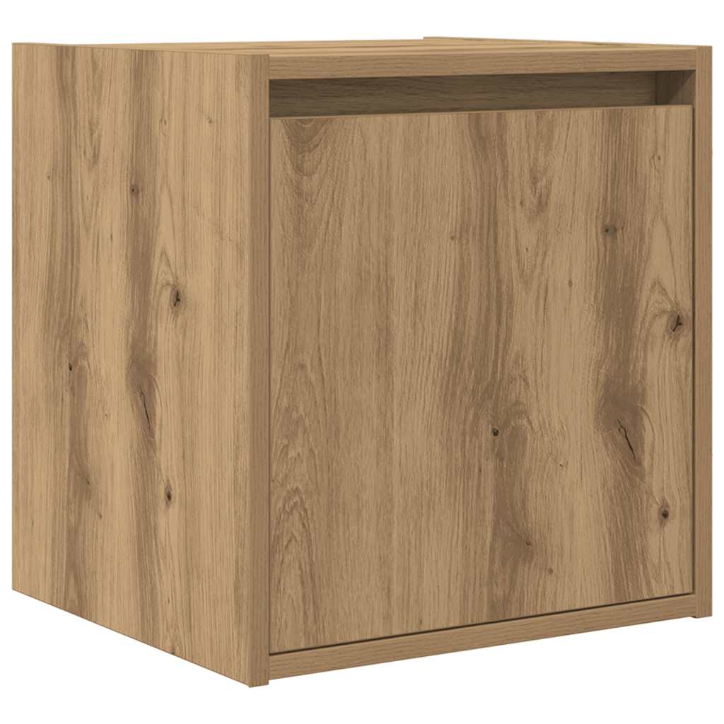 vidaXL Mesilla de noche de pared  38x34x40 cm Multicolor