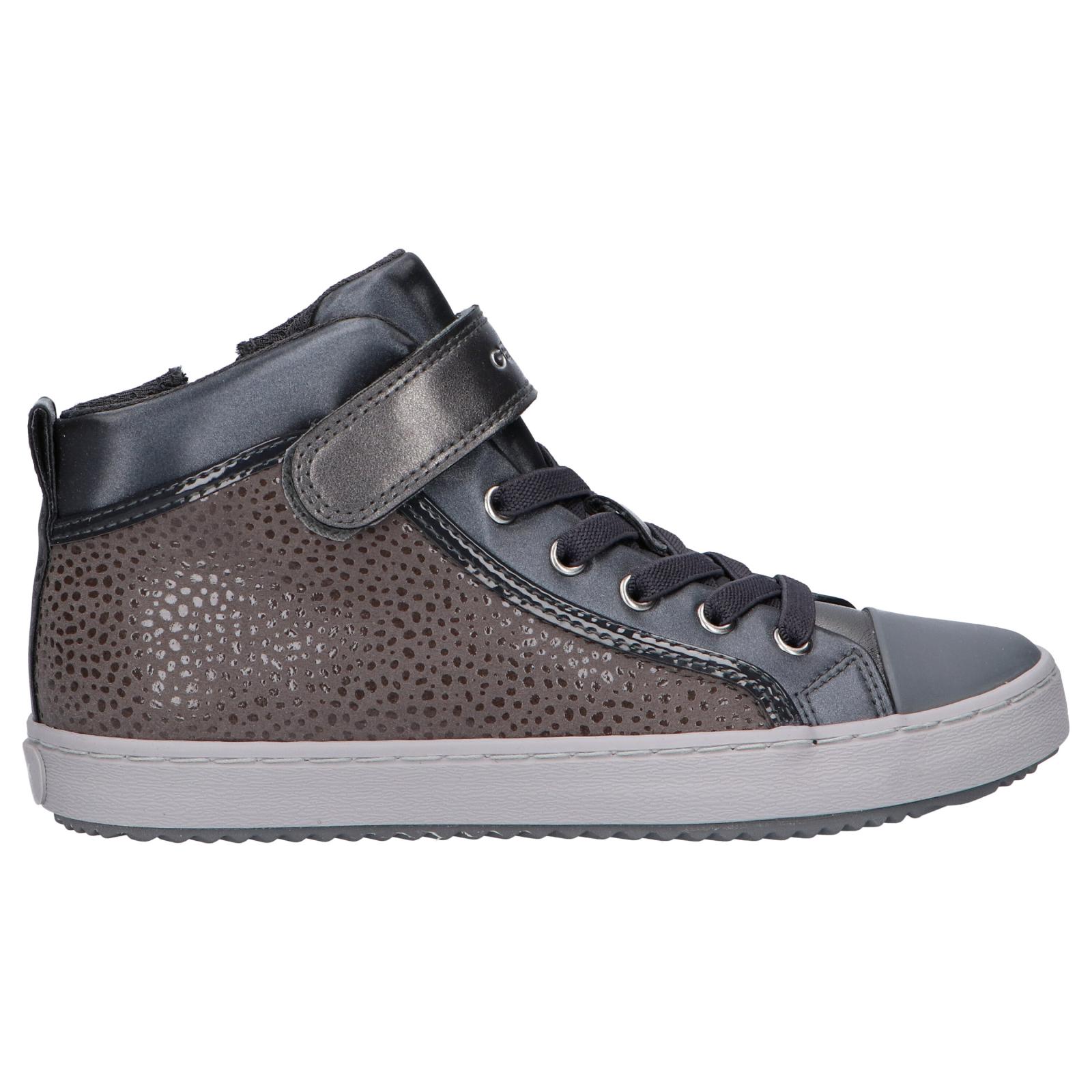 Women's and girls' sneakers geox j744gi 0dhaj j kalispera c9002 dk gray