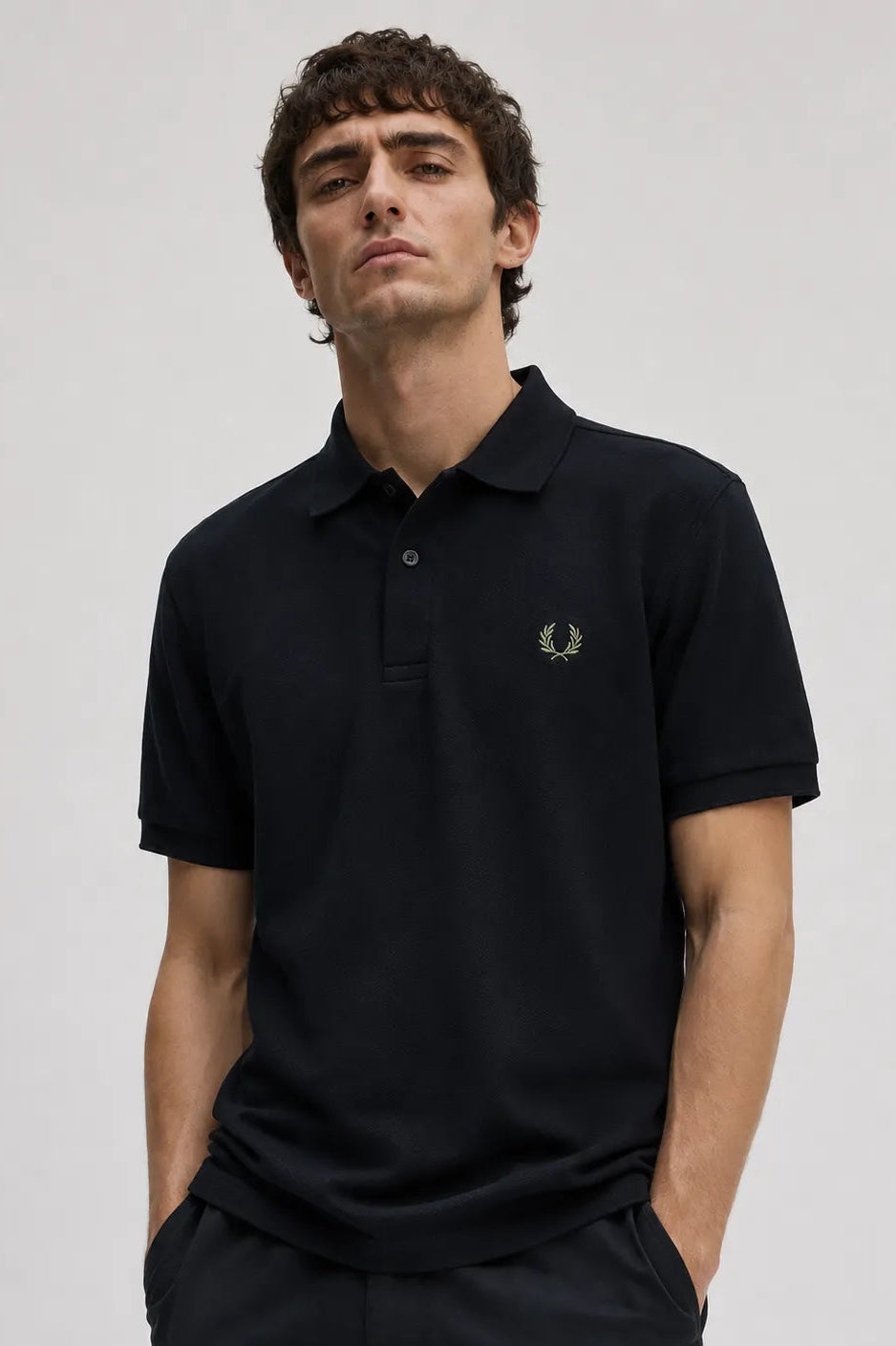 Fred Perry Polo Hombre M6000 Negro 130