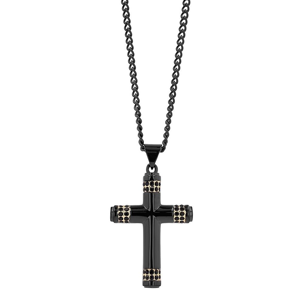 Akzent® Collar Cruz em Aço Inoxidável