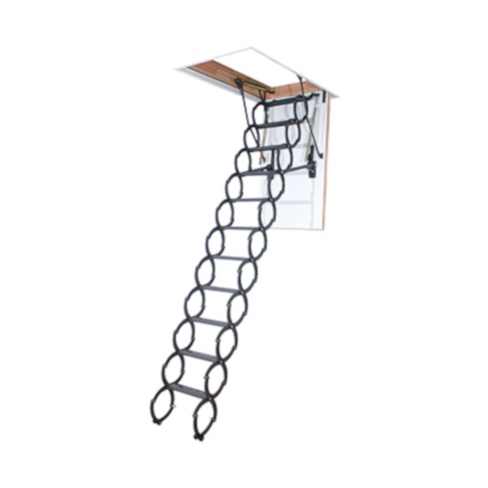 Escalera de techo metálica de tijera escamotable OST-B 50x80x280cm FSC. 869290 Fakro