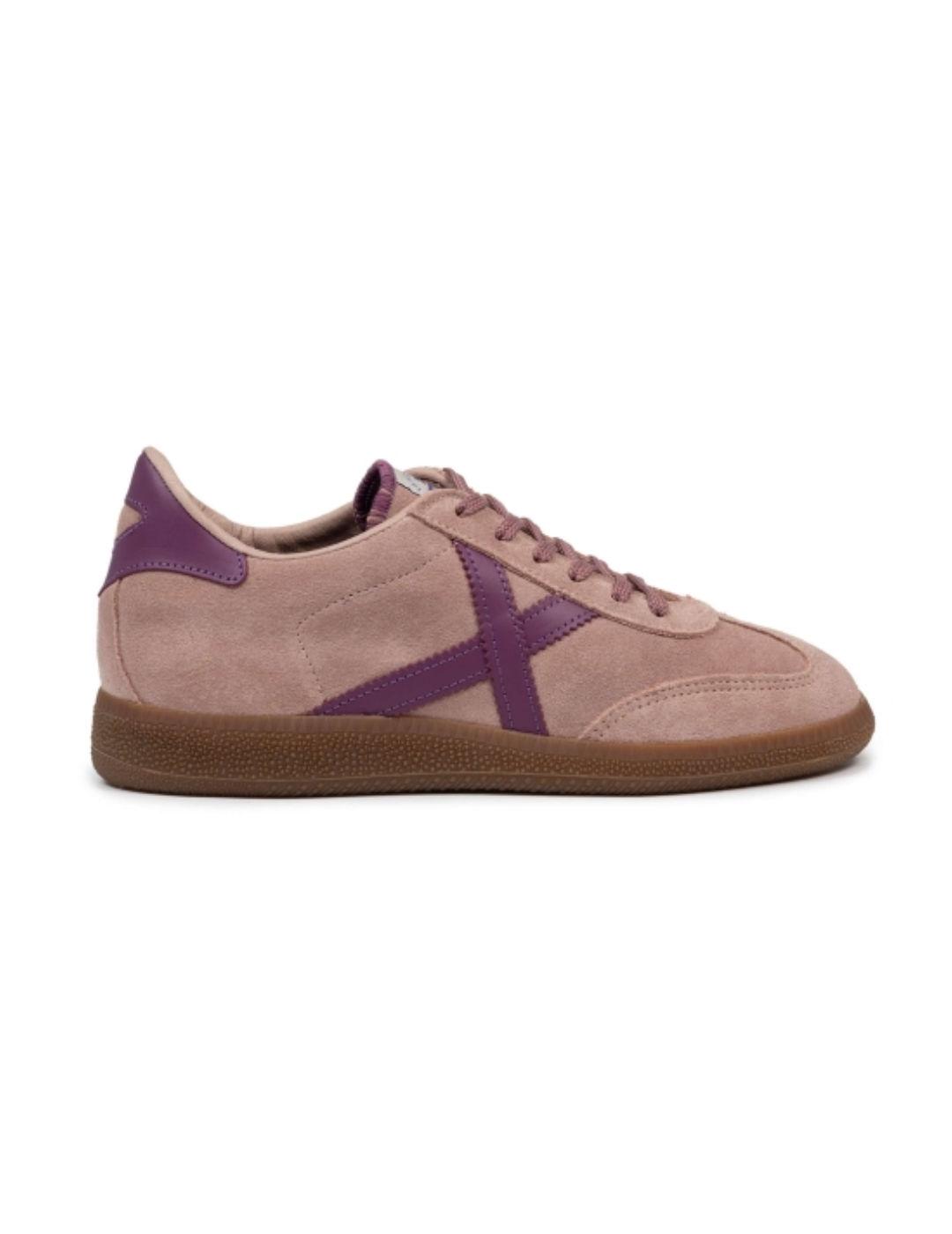 Zapatillas deportivas Munich Barru 196 rosas ante para mujer
