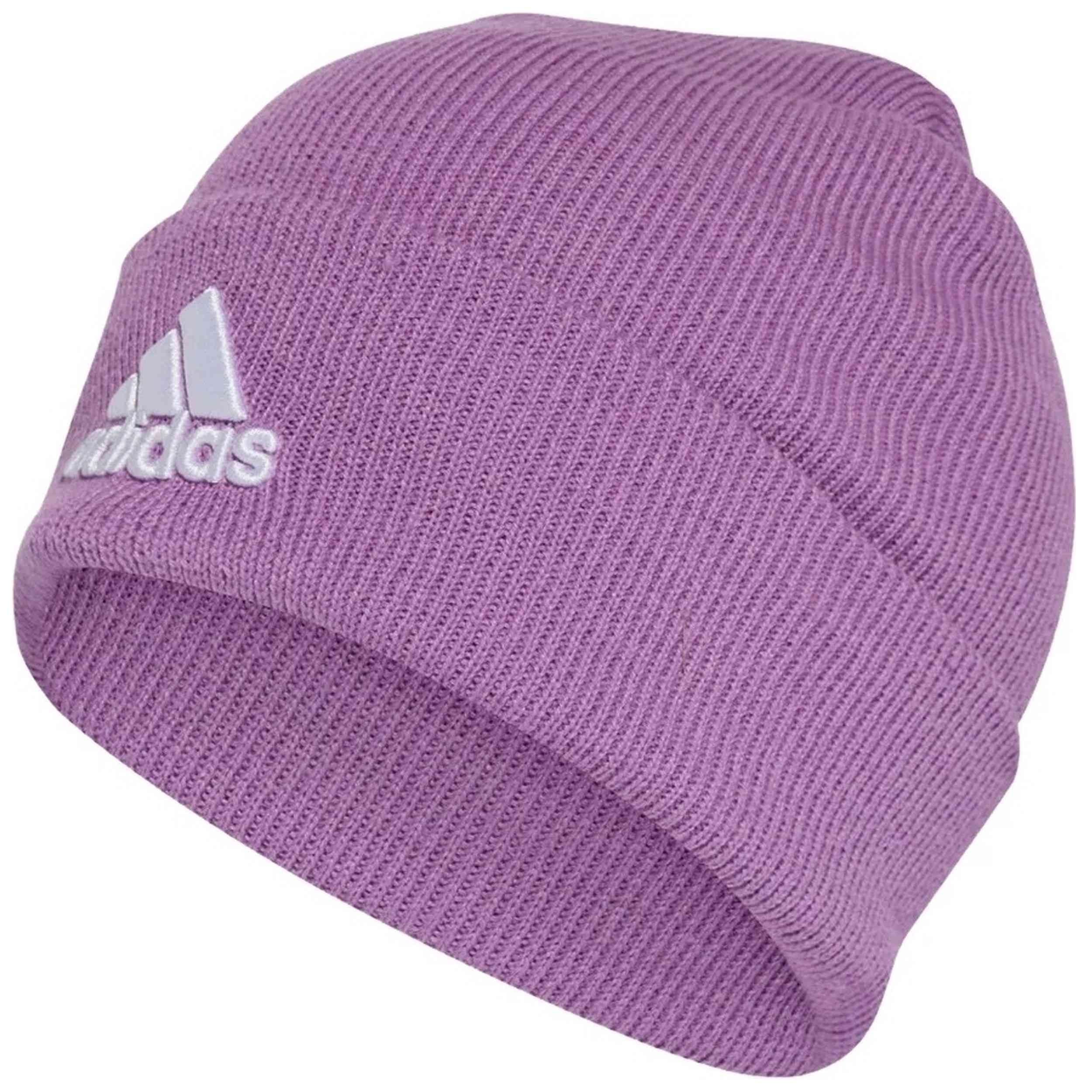 Gorro Adidas modelo Logo Beanie para hombre y mujer en color Morado
