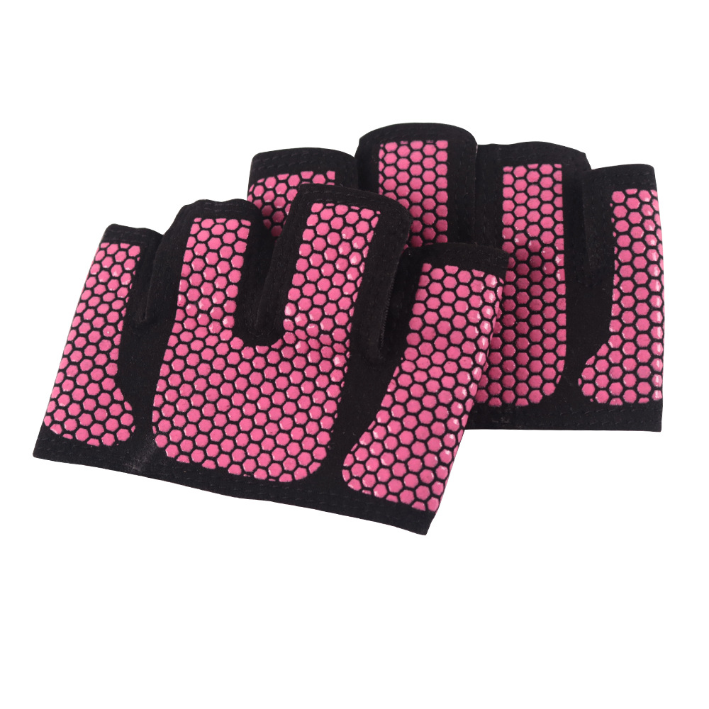 TK Guantes De Fitness Antideslizantes De Cuatro Dedos Para Levantamiento De Pesas Y Entrenamiento De Resistencia De Silicona Grueso