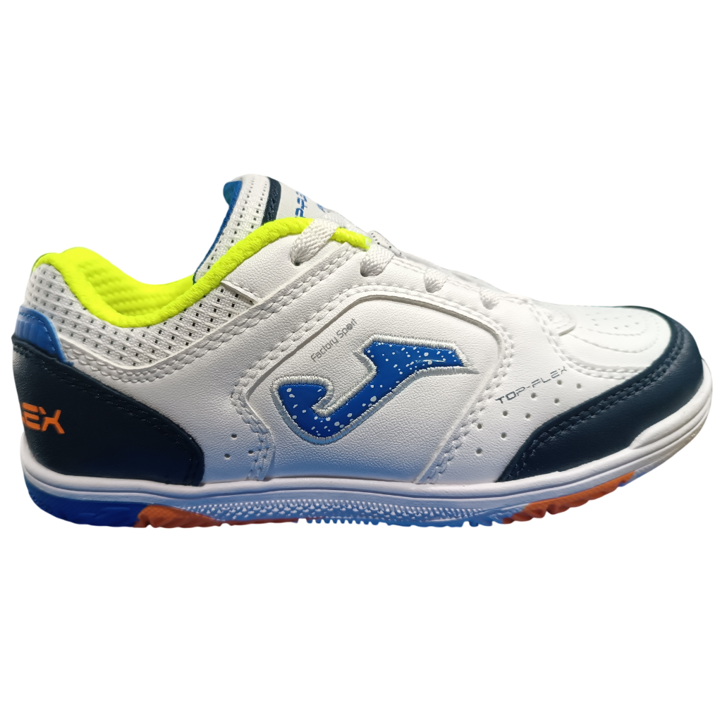 JOMA TOP FLEX SALA BLANCO/MARINO/AZUL 2502 PARA NIÑO
