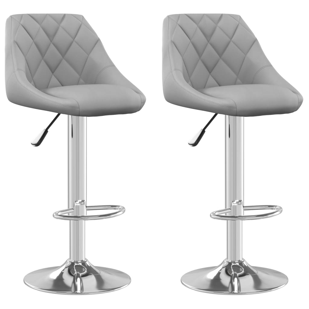 vidaXL Taburete de cocina 2 unidades de terciopelo en color Marrón/Verde oscuro/Crema y más | cómodas modernas ergonómicas para comedor cocina salón hogar