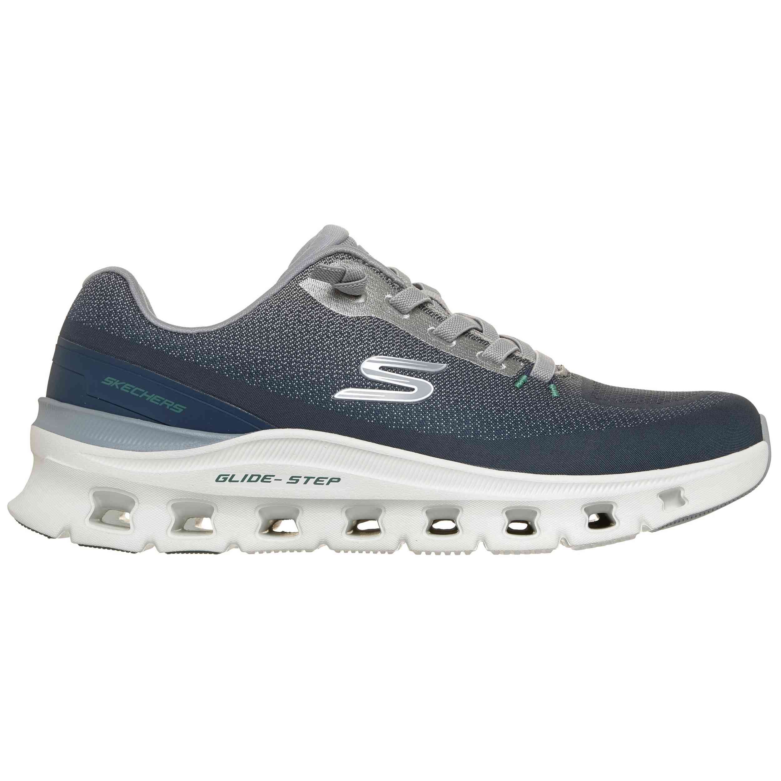 Zapatillas Skechers modelo Glide-Step Pro - Waverra "NAVY / GRIS" para Hombre en color Gris