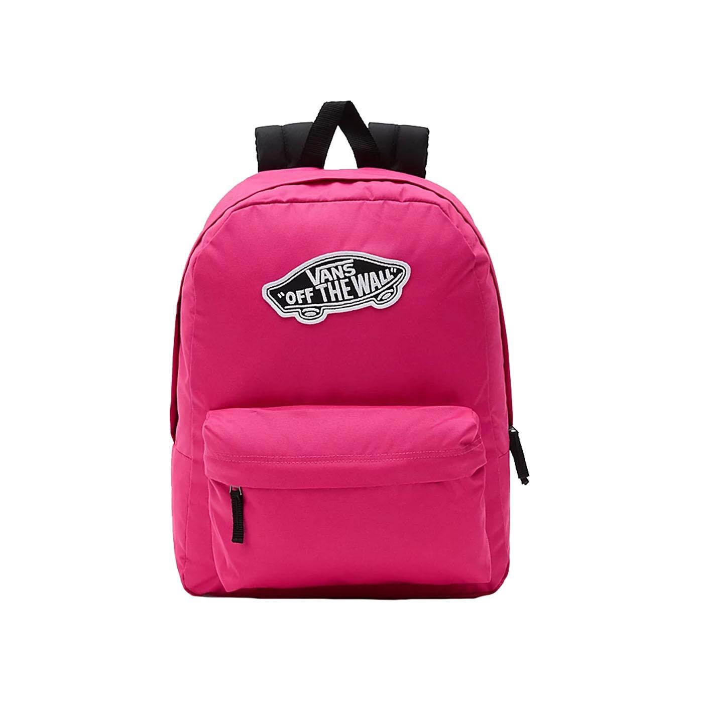 Mochila Vans Realm Fucsia - Diseño de Dos Bolsillos