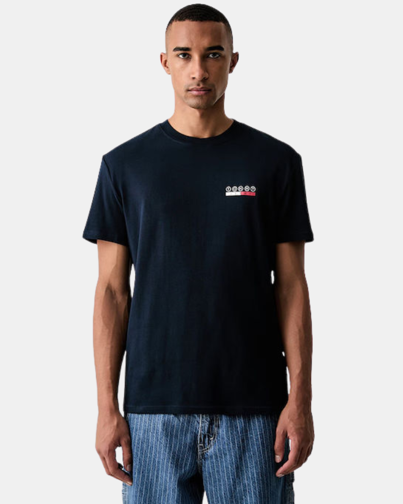 TOMMY HILFIGER DM0DM23716C1G Camisetas Manga corta Hombre Azul