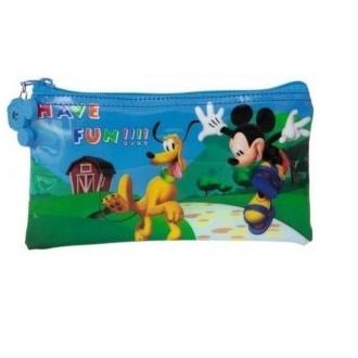 Portatodo Plano Mickey Disney Producto Oficial Producto Escolar para Niños y Niñas - 22x12cm - Marca Juinsa