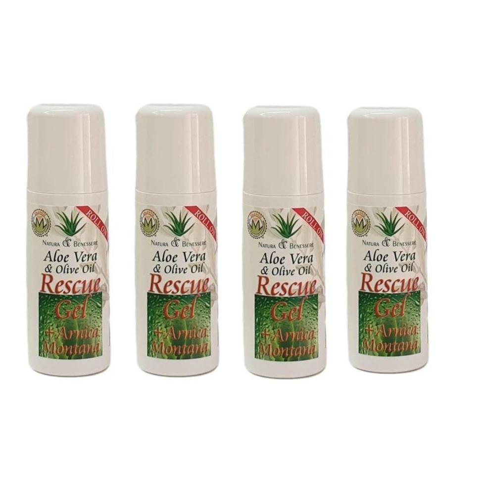 Natura & Benessere Gel Aloe Vera Arnica Sin Dolor Rescue Roll On | Alivio Dolor Articulaciónes