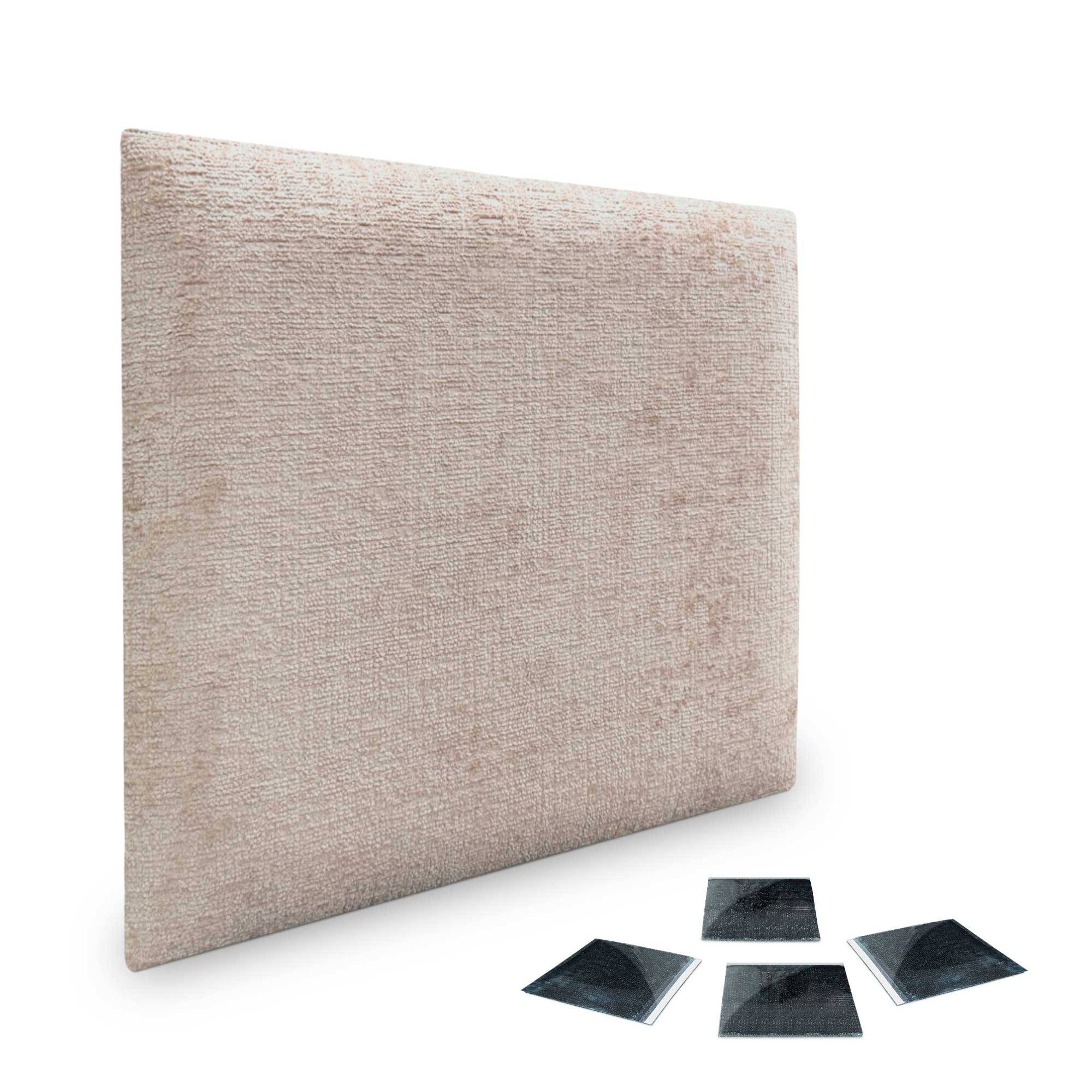 DHOME Paneles Tapizados de Lana Ecológica Autoadhesivos para Pared Acústicos Absorbentes Protección Impactos Cabeceros