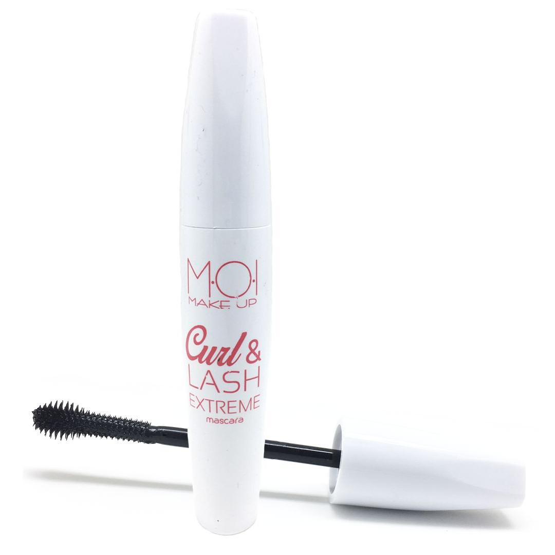 Sesiomworld Máscara de Pestañas CURL & LASH EXTREME M·O·I Makeup - Pestañas Rizadas y Separadas con Aplicador de Silicona