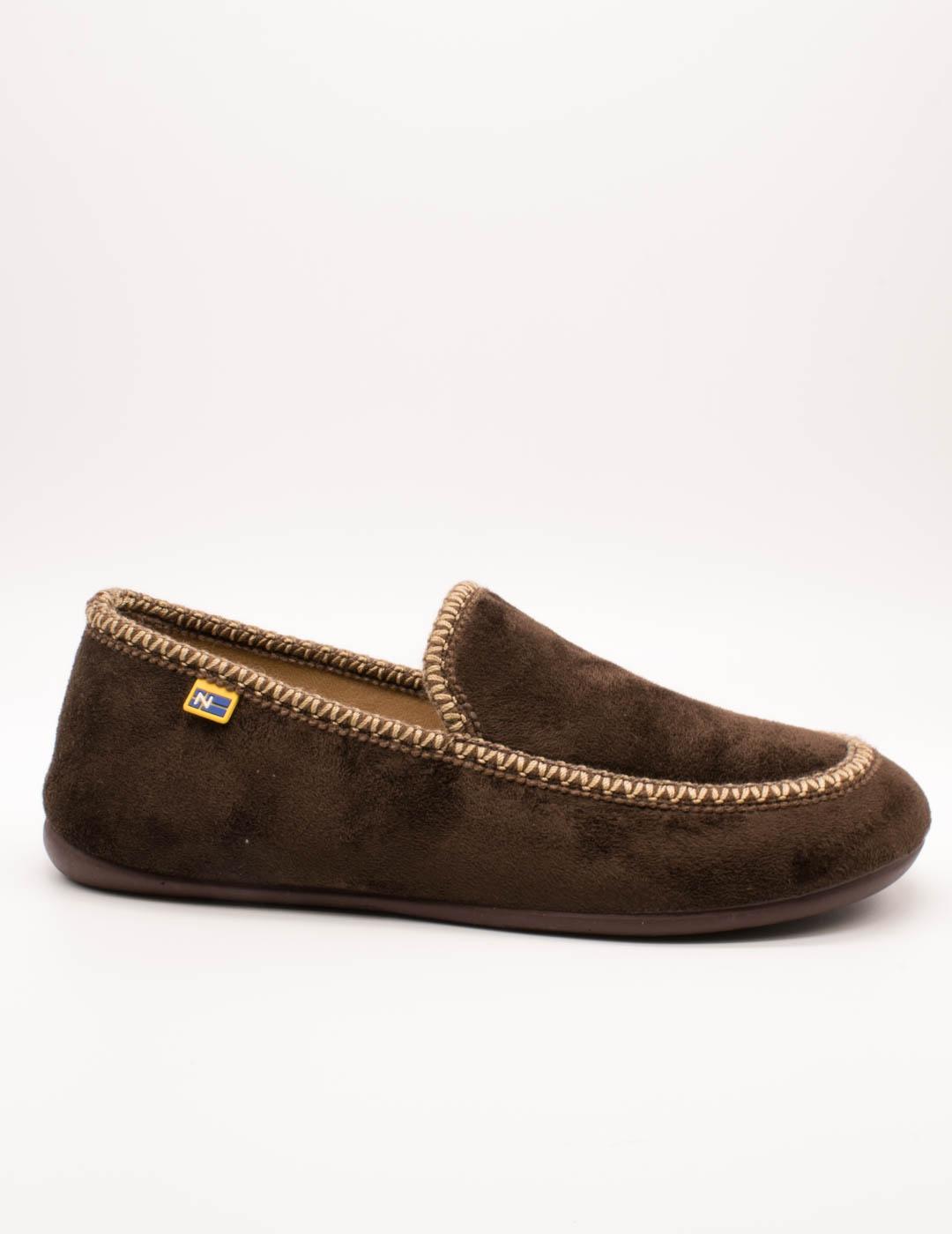 Zapatilla de Casa Nordikas 2196 Alcantara Moka de Hombre