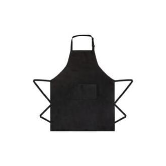 CA Delantal de cocina impermeable Sollbry con bolsillos para hombre y mujer, profesional para cocina, jardinería, restaurantes, barbacoas y cafeterías, color negro.