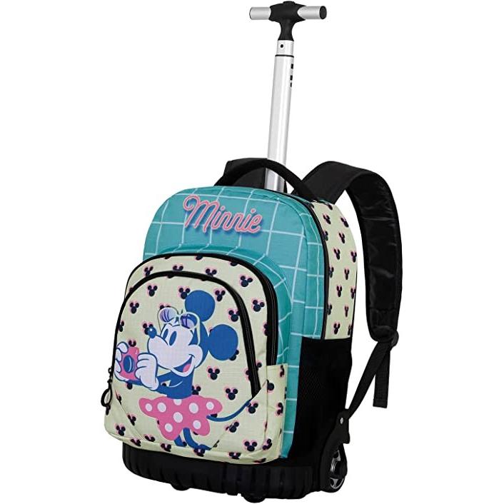Karactermania Mochila Trolley GTS FAN Cheese Minnie Disney Producto Oficial Producto Escolar Niños y Niñas