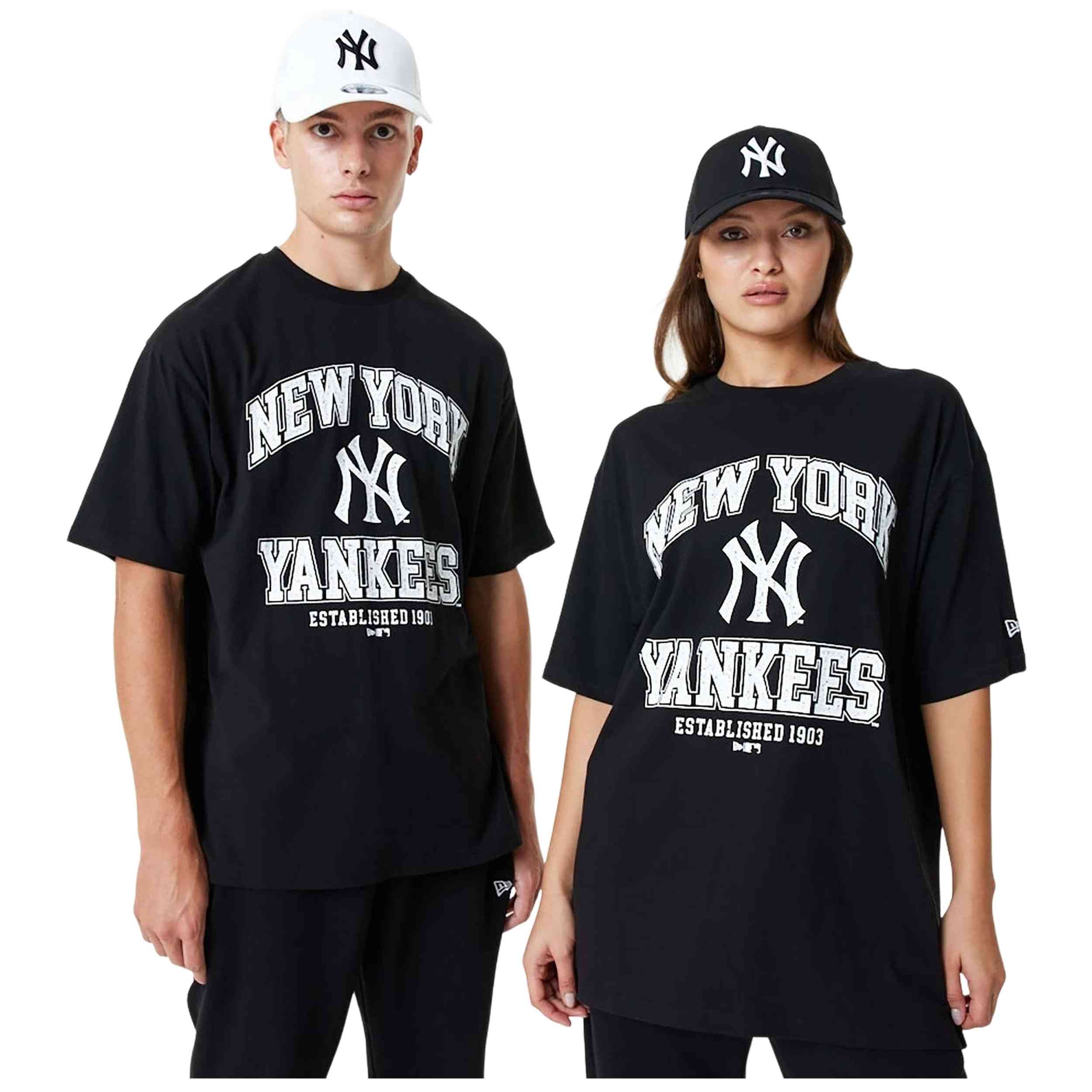 Camiseta De Manga Corta New Era modelo 072-7812 para hombre y mujer en color Multicolor