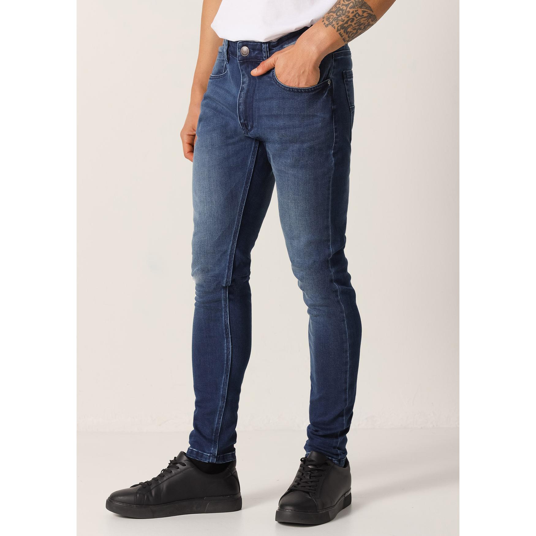 SIX VALVES - Jeans cintura media Super Skinny -Tiro medio- Tallaje en Pulgadas