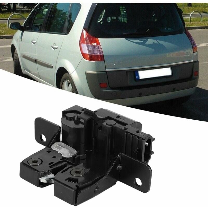 Cerradura del portón trasero del maletero, cerradura del pestillo del compartimento trasero para Clio III, Megane II, Grand Scenic II OE 8200076240 cerradura en la puerta trasera renault 2+cerradura del maletero