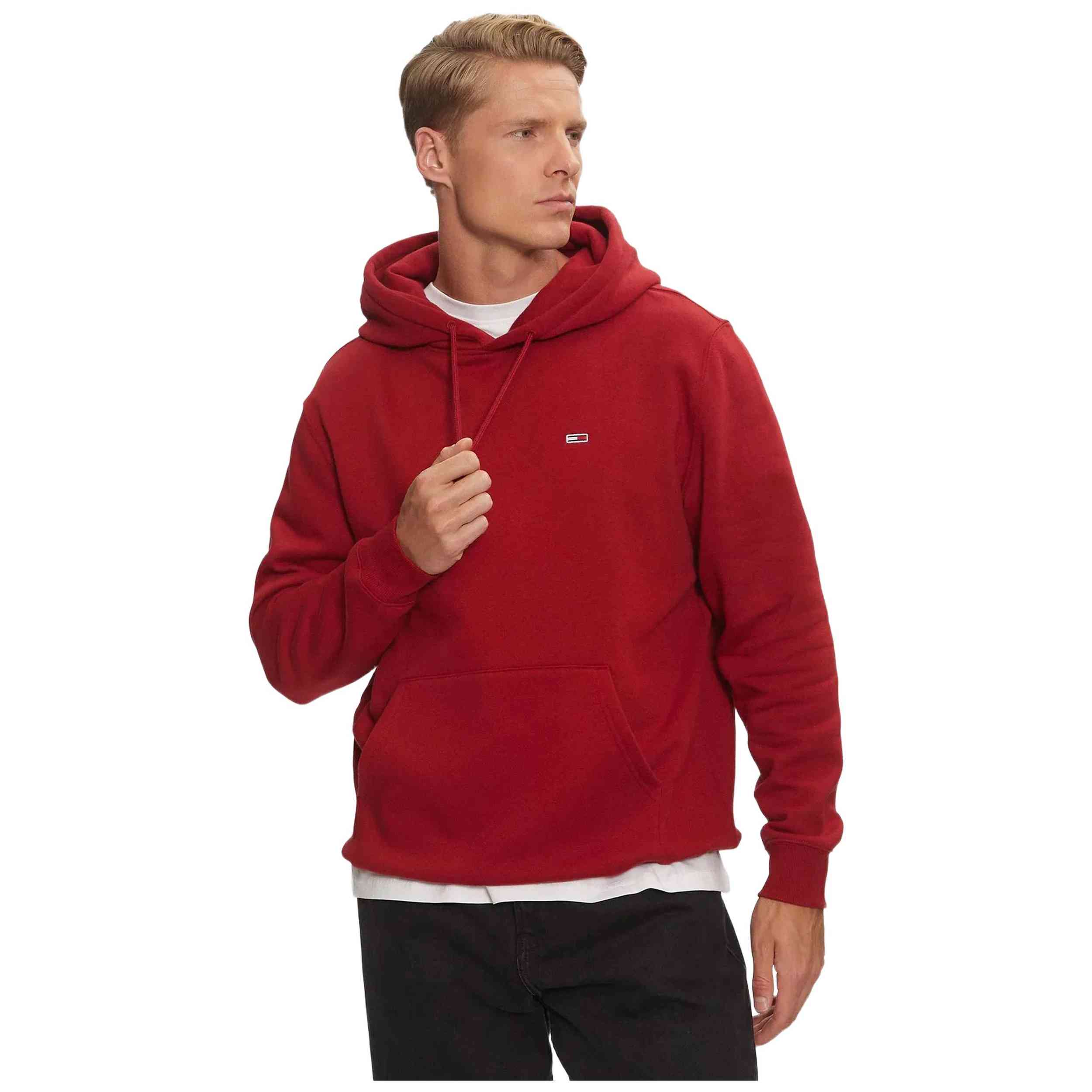 Sudaderas Con Capucha Tommy Hilfiger modelo DM0DM20742XIT para HOMBRE en color Rojo