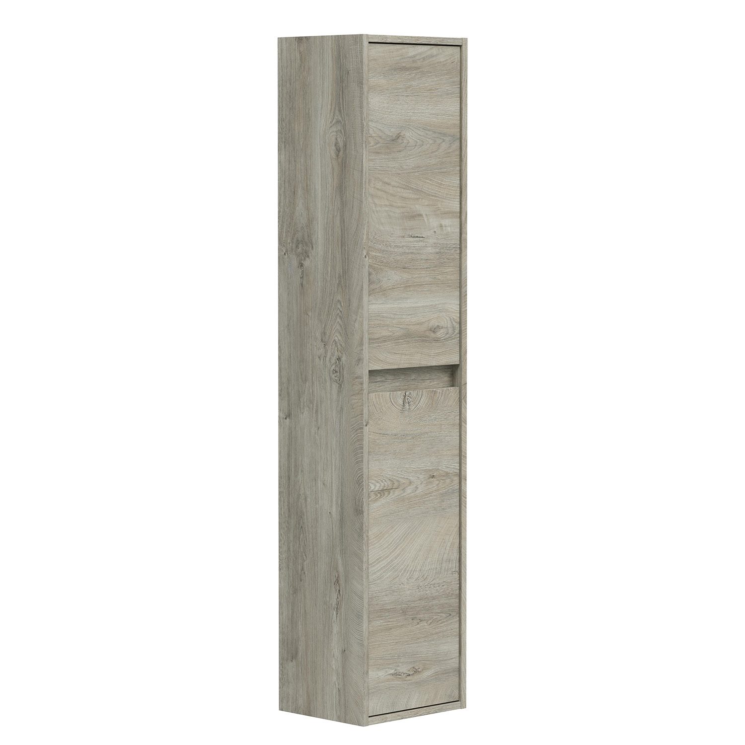 VS Venta-Stock Columna Devin 2p Color Alaska, 30 Cm (Ancho) X 26 Cm (Fondo) X 140 Cm (Alto) - Armario de Baño de Alta Calidad