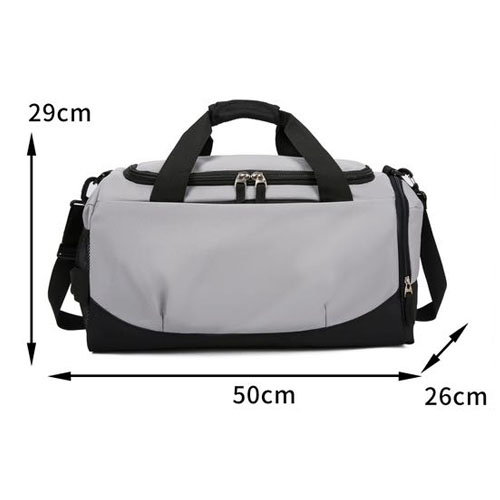 Bolsa de Viaje Deporte 37L con Compartimento para Zapatos, Bolsa Viaje Ligera Bolsas de Viaje 50 x 26 x 29 cm para Hombre y Mujer, Adecuado para Viajes de Negocios, Actividades al Aire Libre