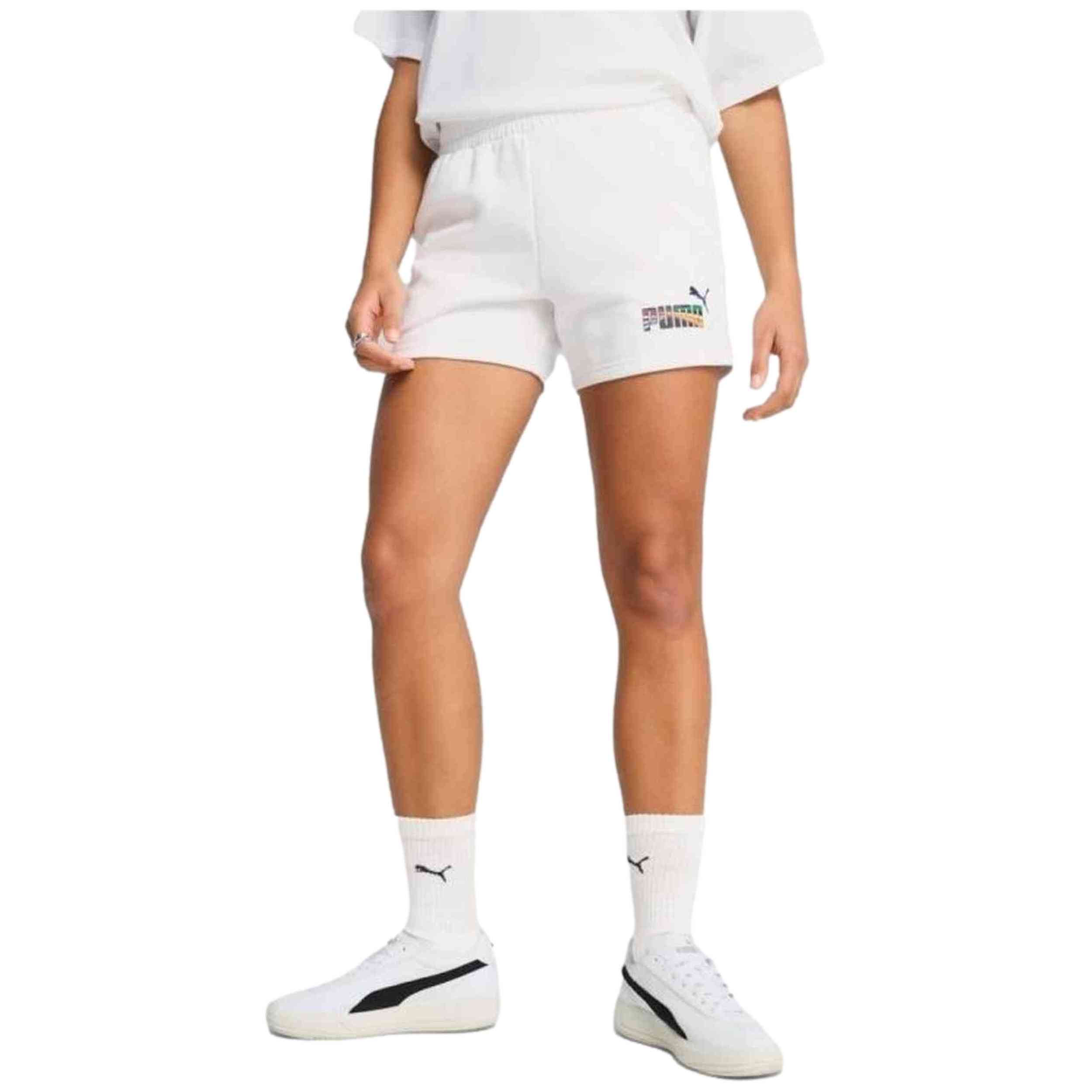 Pantalones Cortos Puma para Mujer en color Blanco