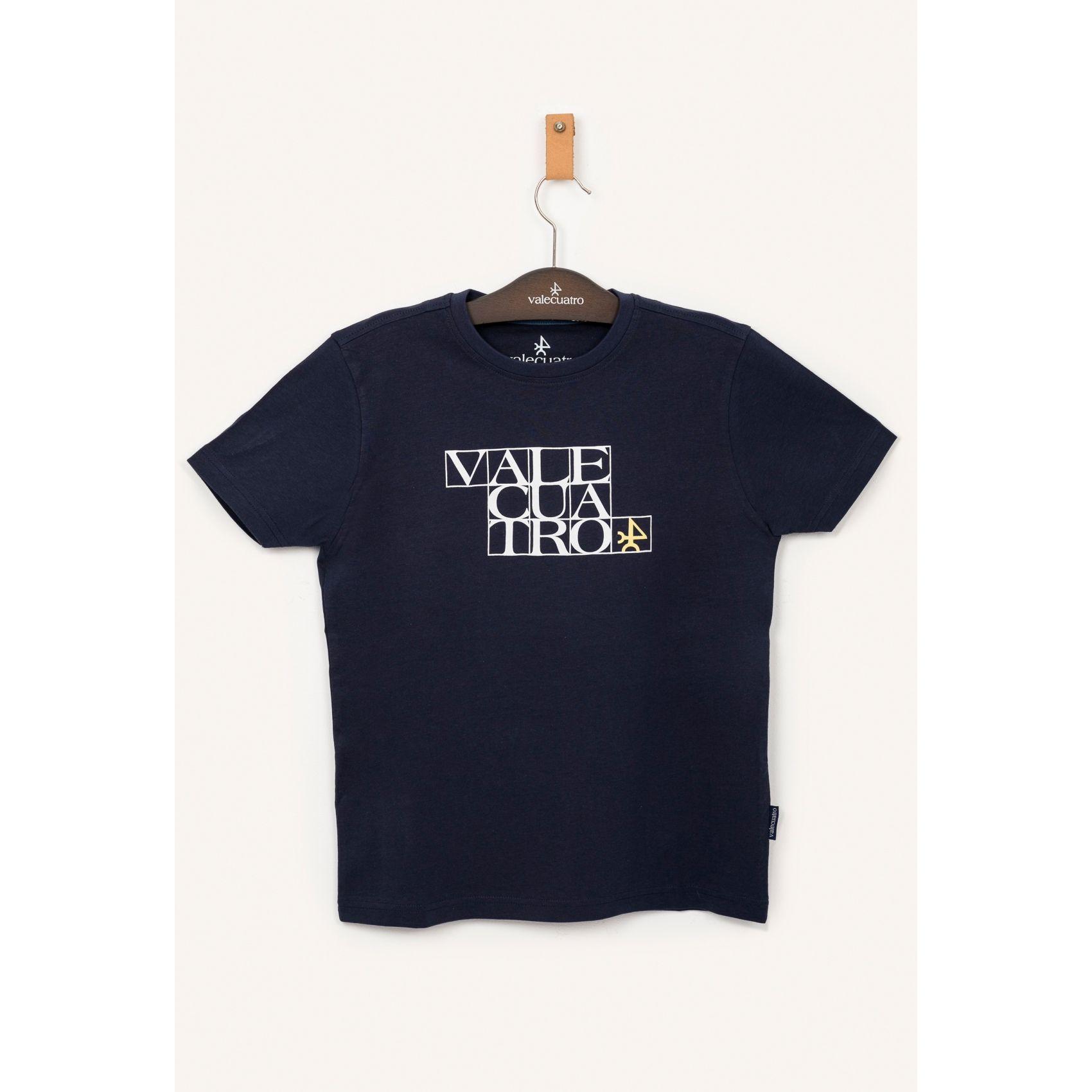 Camiseta niño Valecuatro azul marino