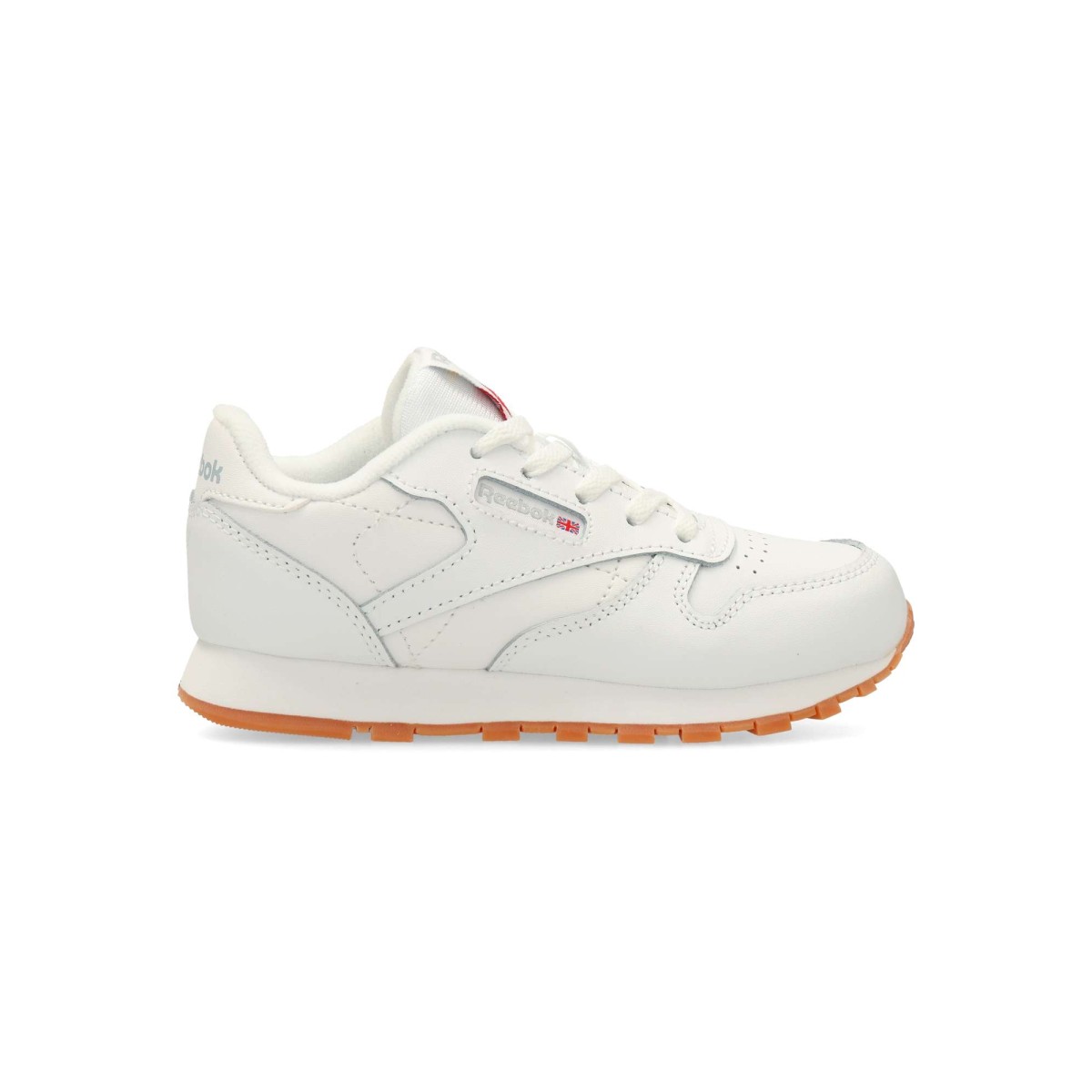 Reebok - Zapatillas Classic Leather de piel y sintético para niño con plantilla acolchada y suela de goma color blanco