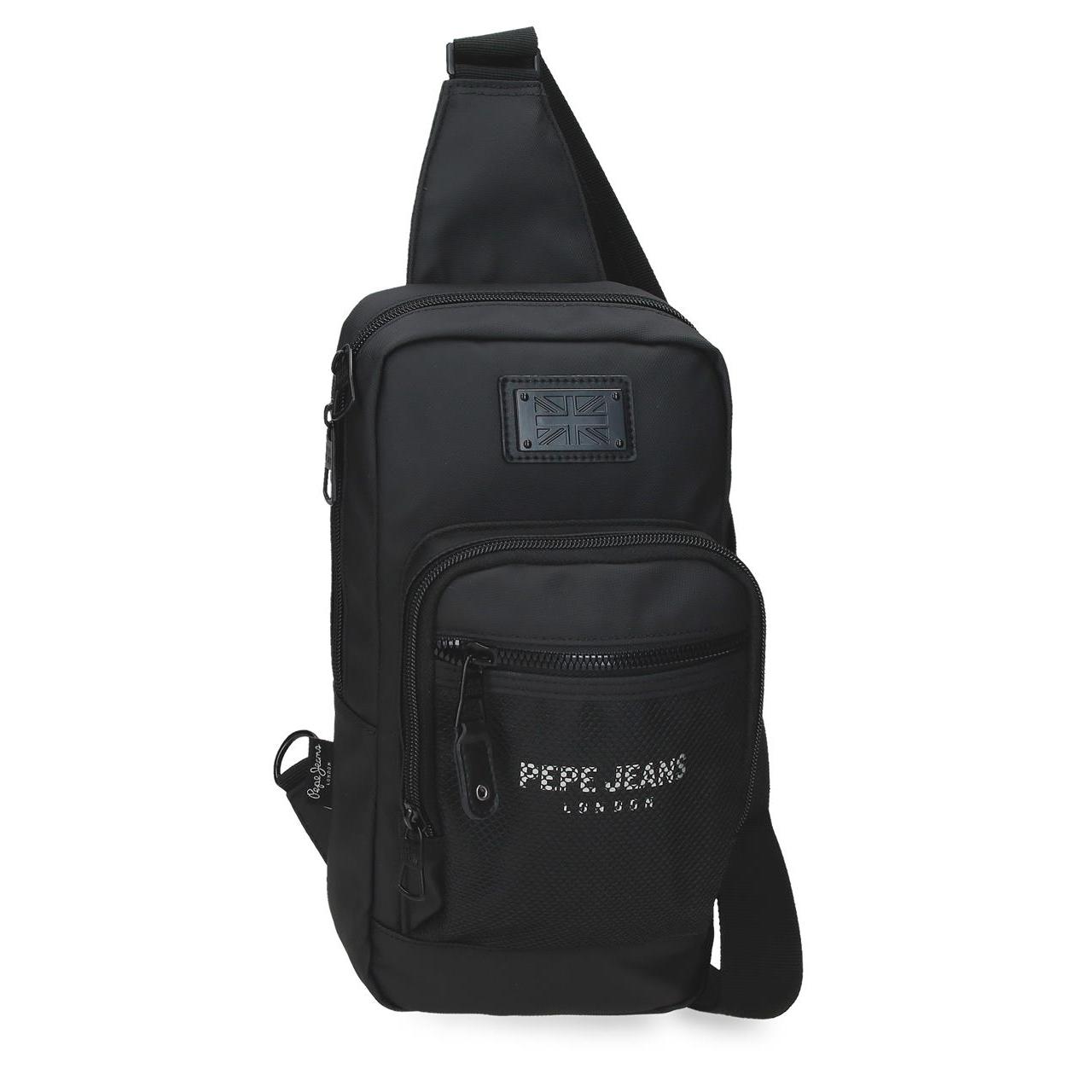 Mochila bandolera Pepe Jeans Durham negro