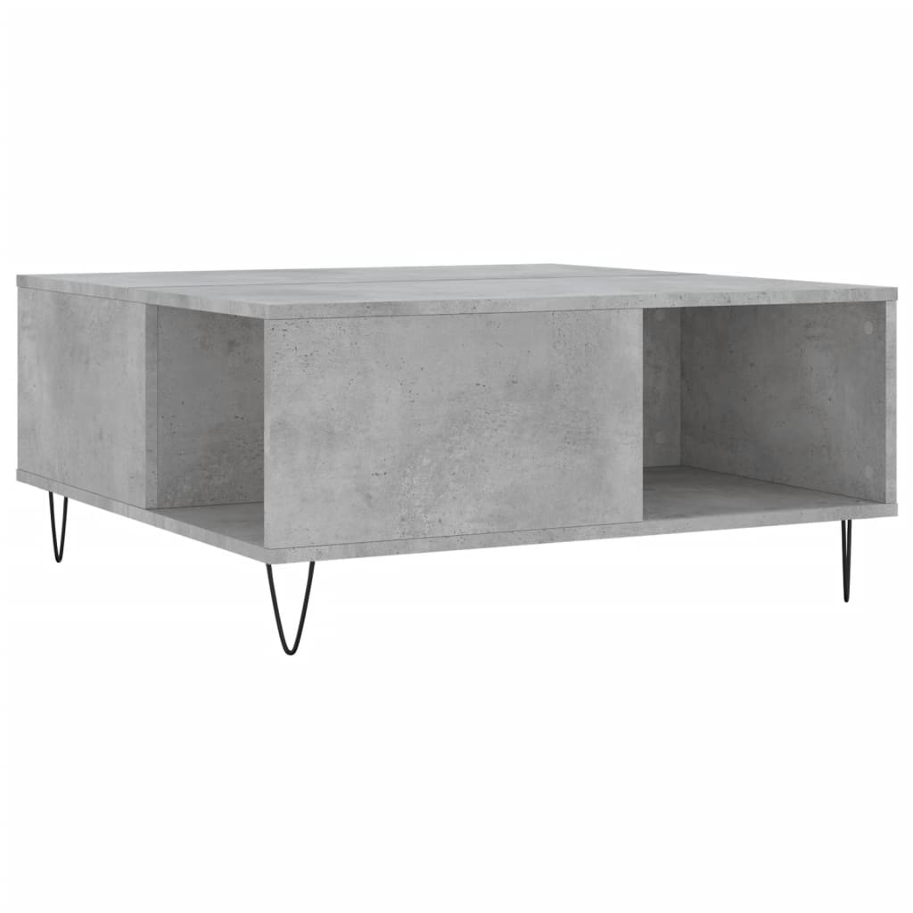 Mesa de Centro Vidaxl Madera Contrachapada 80x80x36,5 Cm