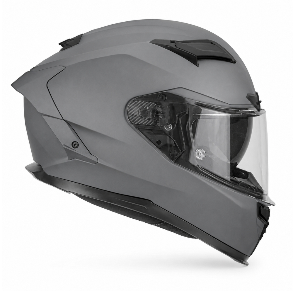 Casco Lola Moto integral solid visor solar incluido ECE 22.06, pantalla preparada para pinlock