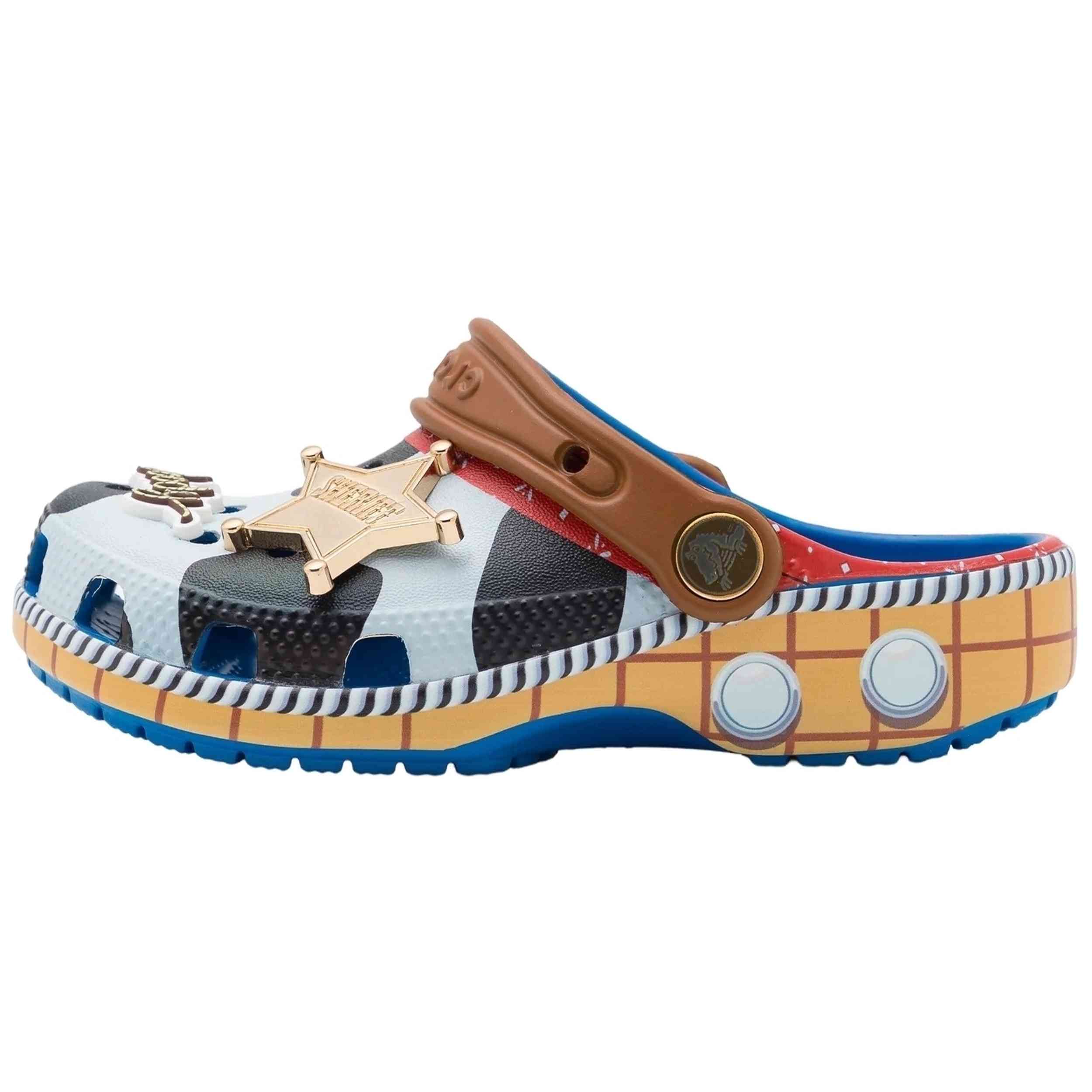 Calzado Crocs modelo Toy Story Woody Classic Clog K