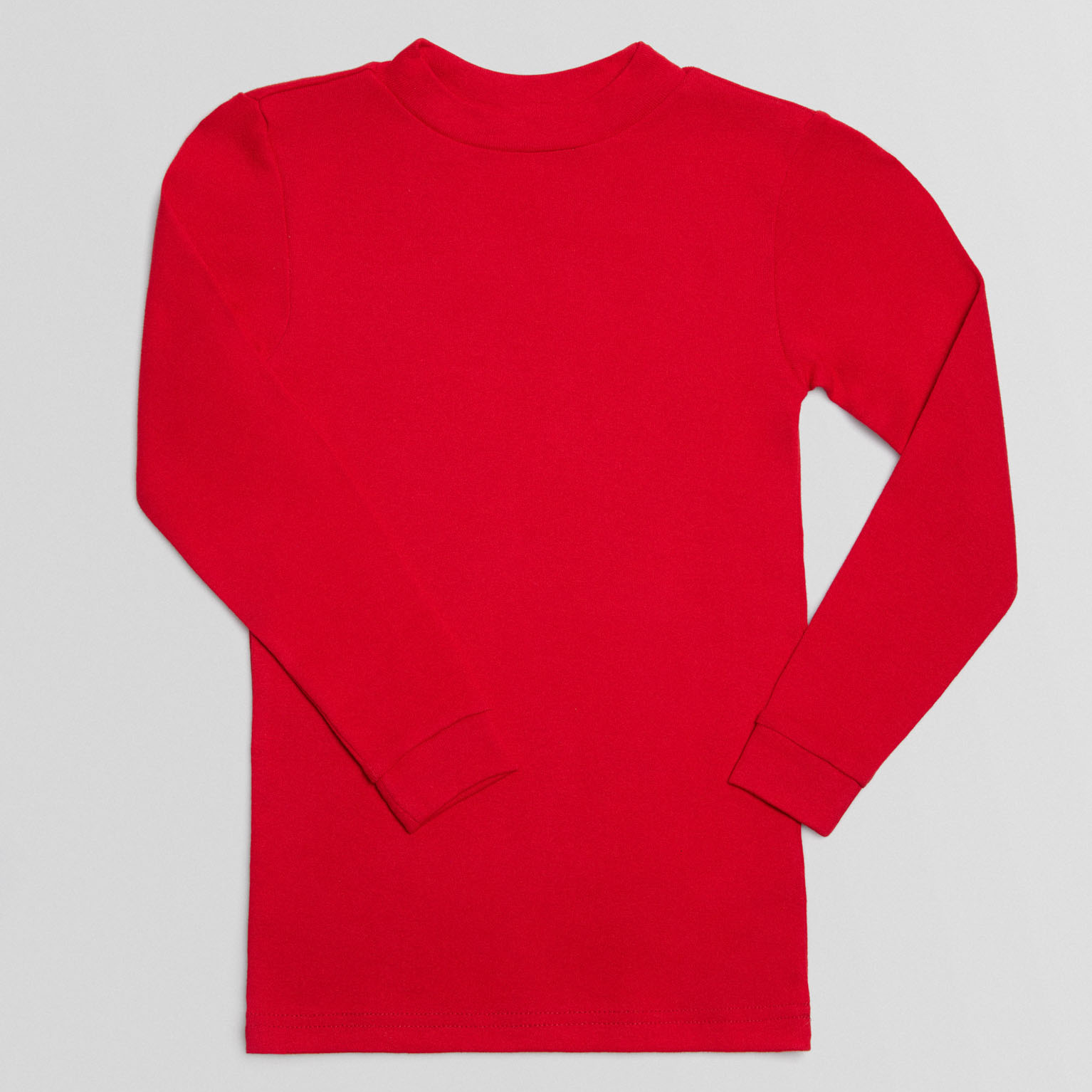 Ysabel Mora - TÉRMICO LIGERO Camiseta manga larga cuello semicisne rojo